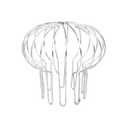 Rundt gitter 8 cm i diameter