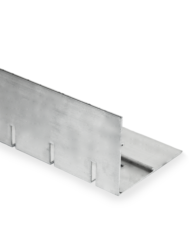 Perforeret tagkantprofil type 2 80/100 - 2 meter